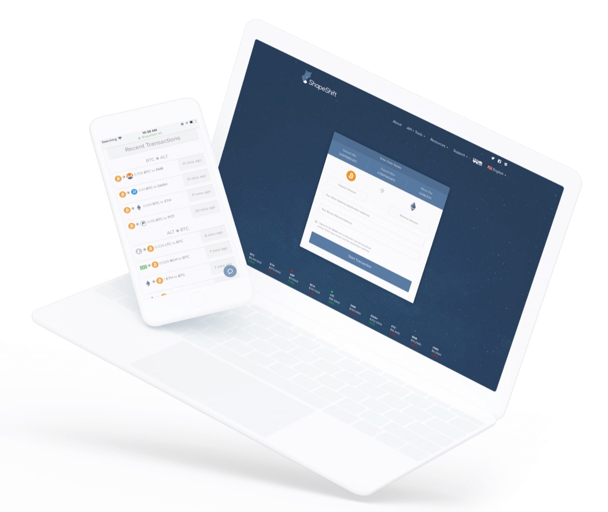 ShapeShift app